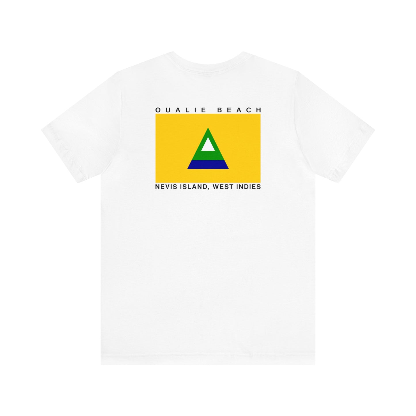 Oualie Beach: Flag-on-Back (White)
