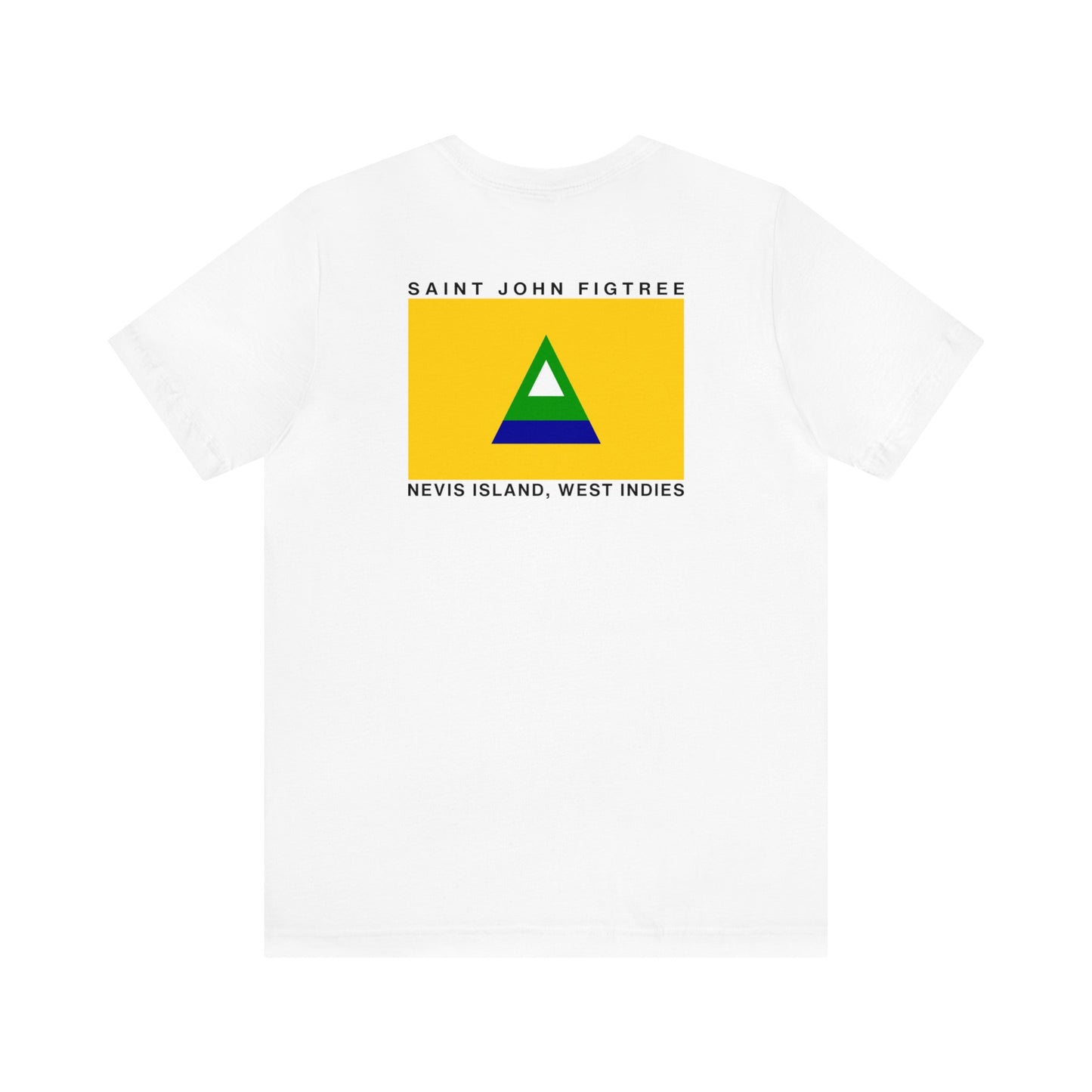 Saint John Figtree: Flag-on-Back (White)