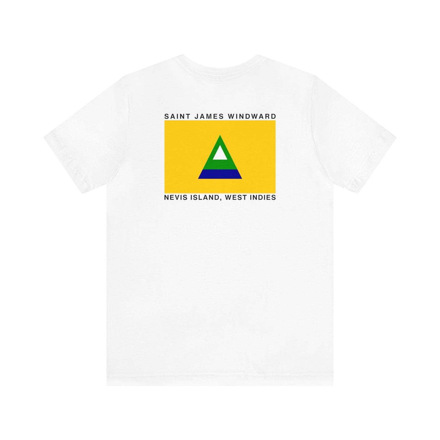 Saint James Windward: Flag-on-Back (White)