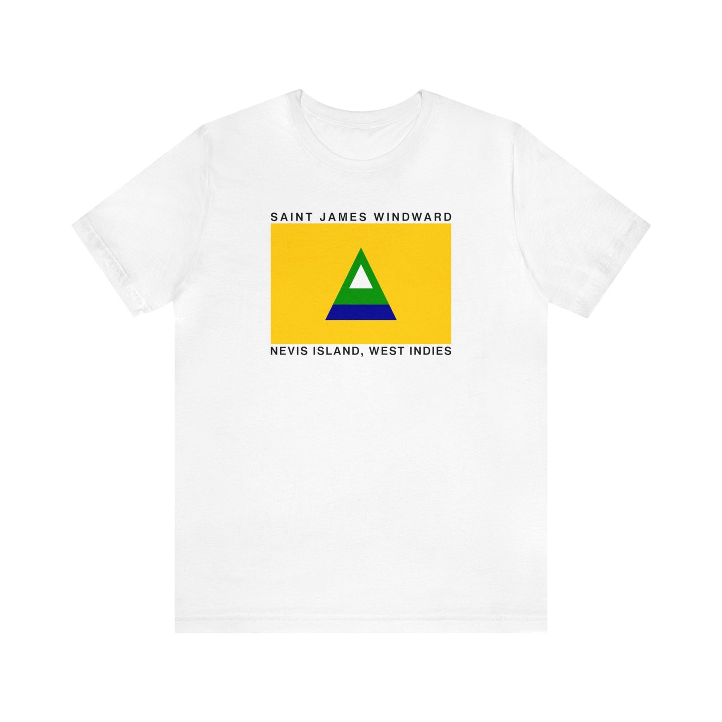 Saint James Windward: Flag-on-Front (White)