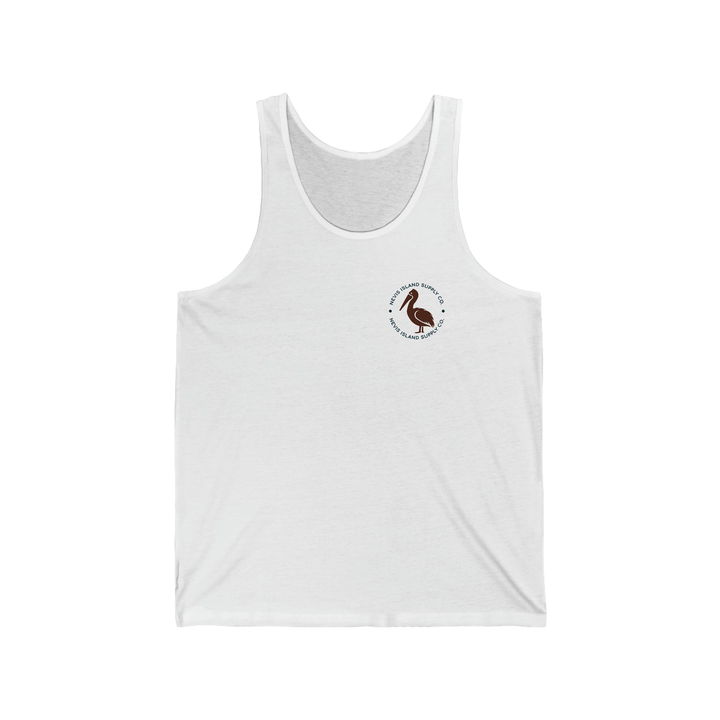 Unisex Jersey Tank-Top (White)