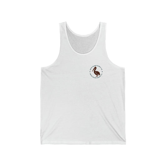 Unisex Jersey Tank-Top (White)