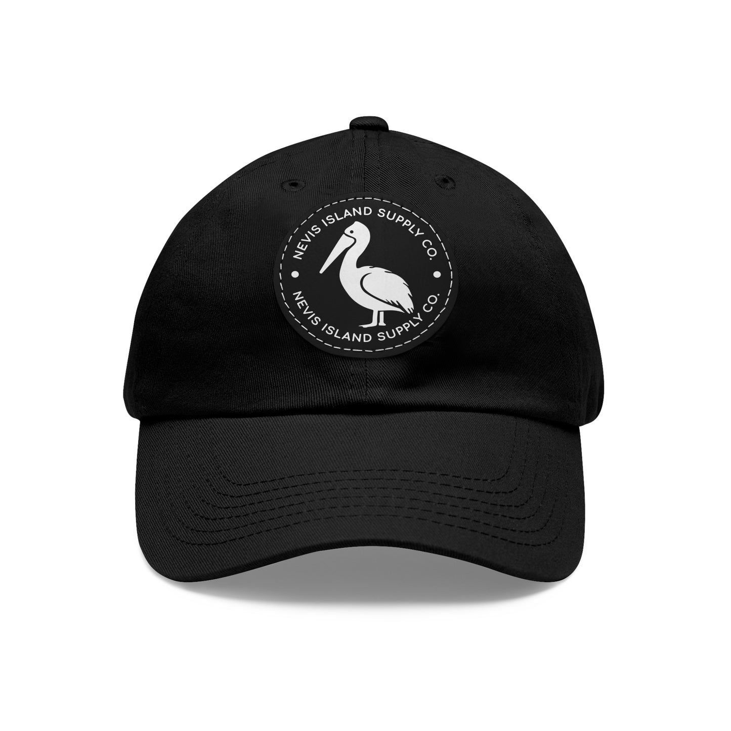 Baseball Hat with Leather Patch (Logo)