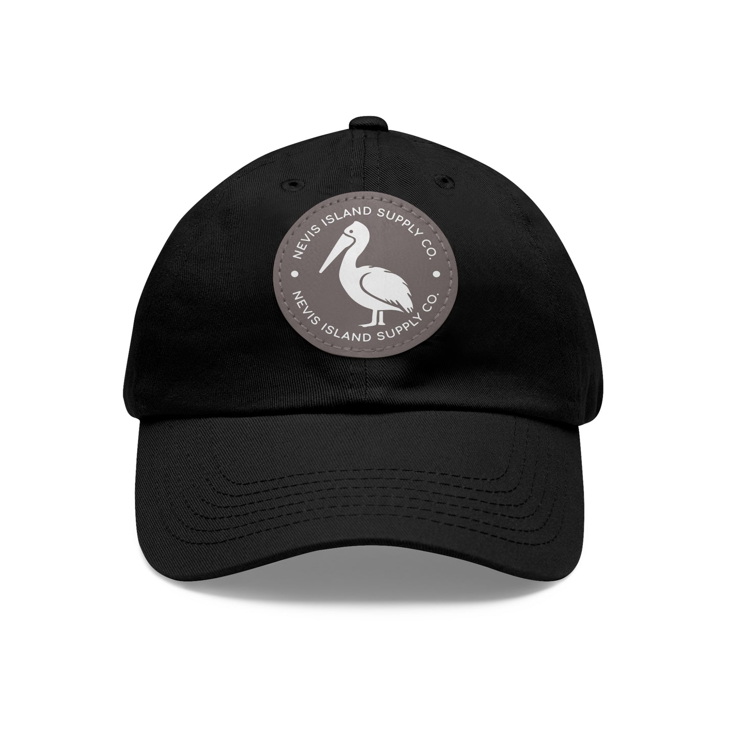 Baseball Hat with Leather Patch (Logo)